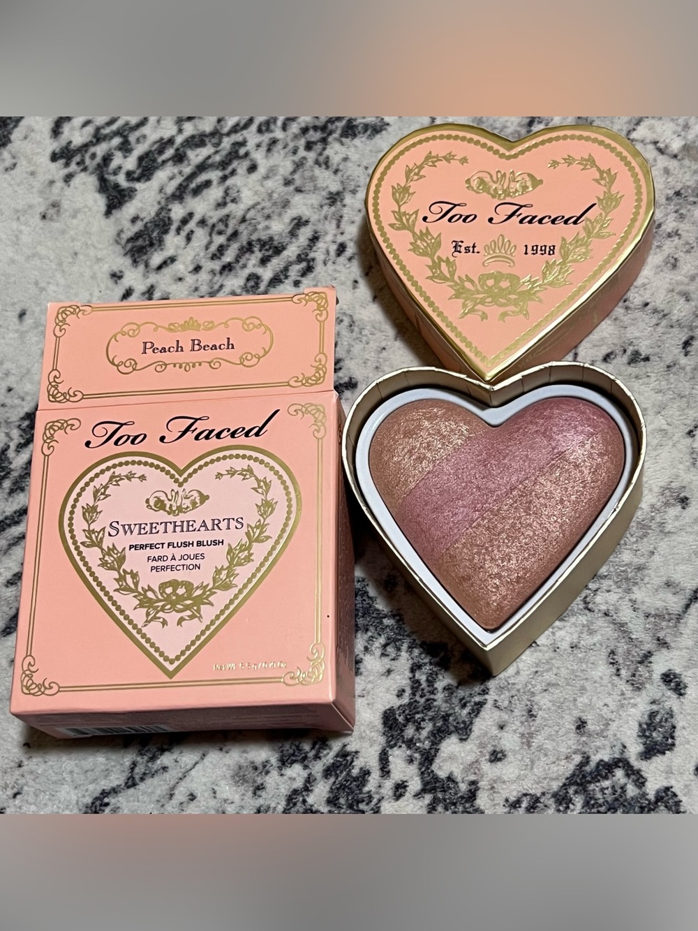 Too Faced SweetHearts Perfect Flush Blush peach beach - Picture 2 of 8